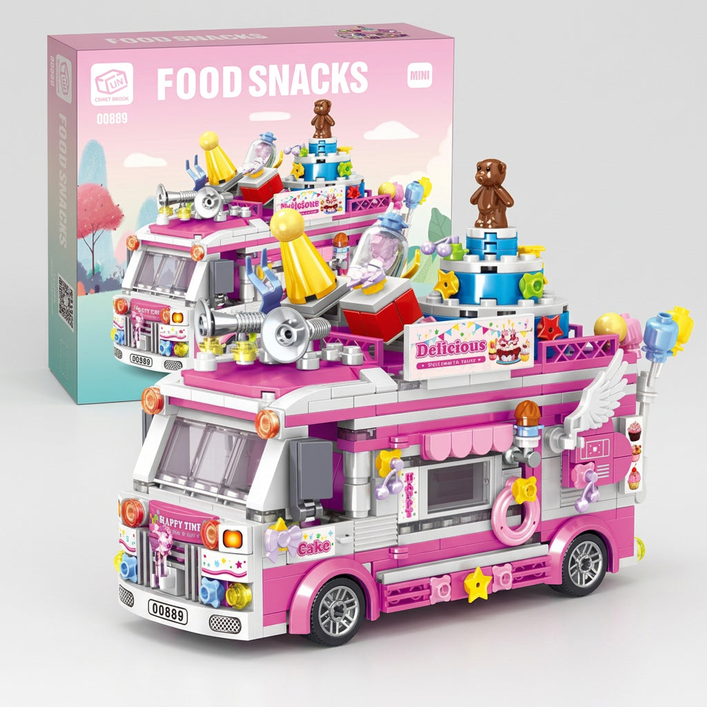 Cake Truck Building Block Set