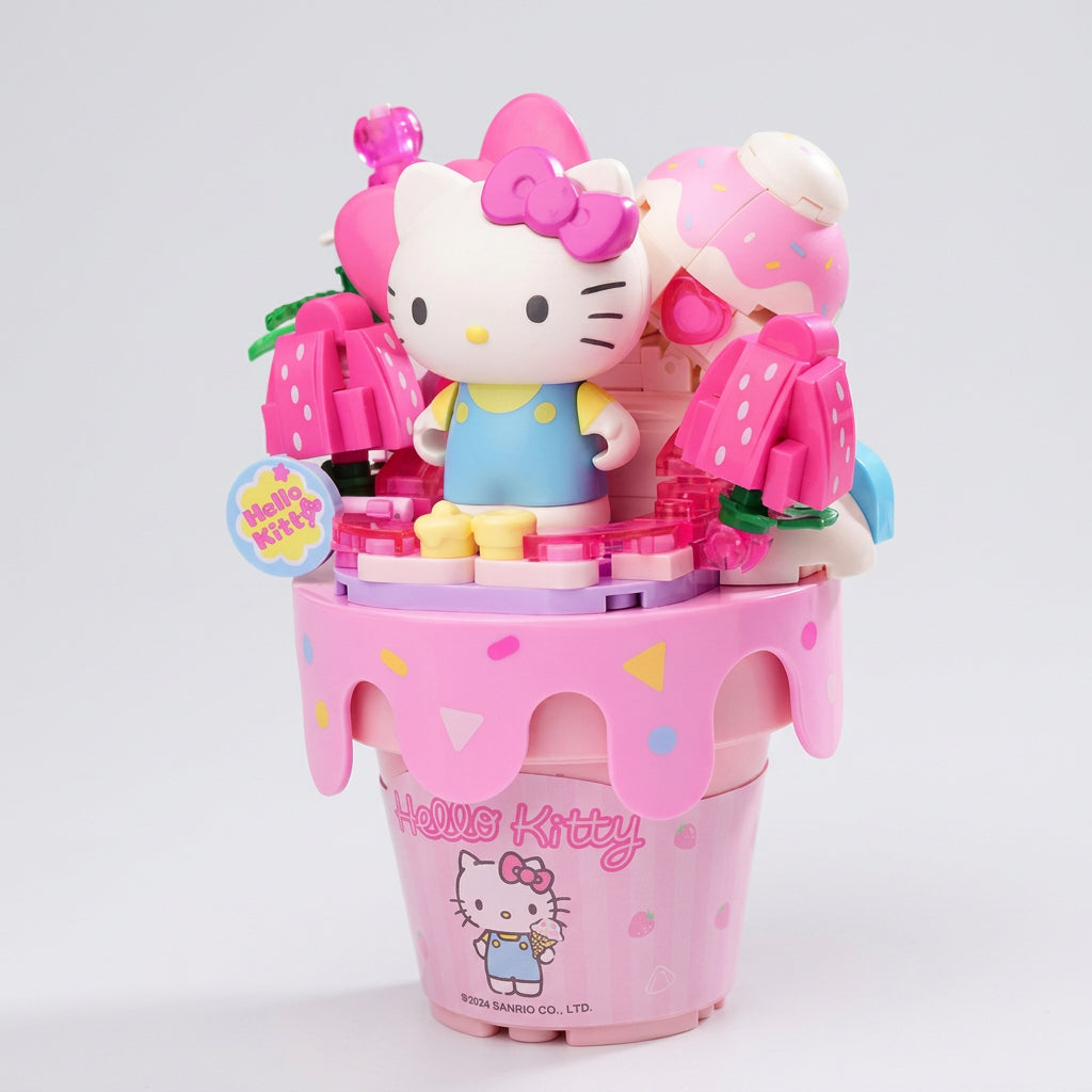 Keeppley Sanrio Ice Cream Cone Building Blocks
