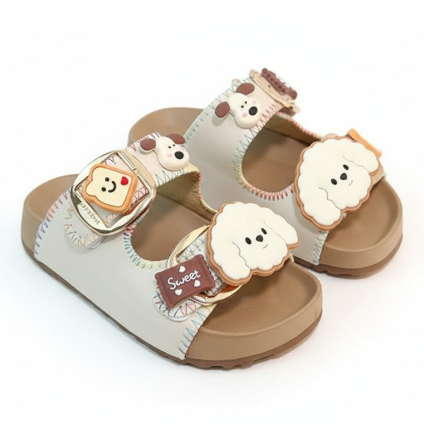 Girls Paws Slides Sandals