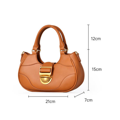 Soft Leather Half Moon Crossbody/Handbag.