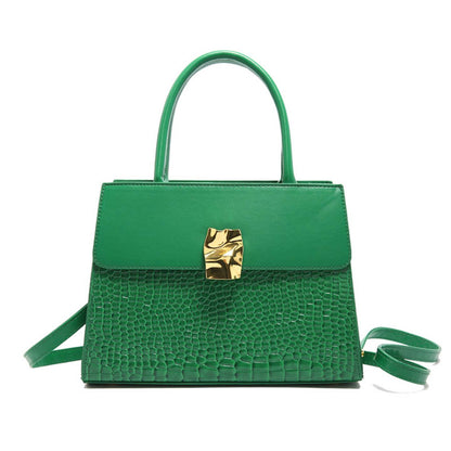 Crocodile-Patterned Crossbody/Handbag.