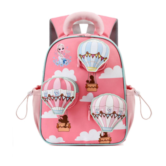 3D Hot Air Balloon Character School Backpack