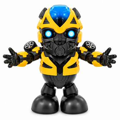 360 Degree Rotating Dance Hero Interactive Superhero Action Figure with Lights & Music