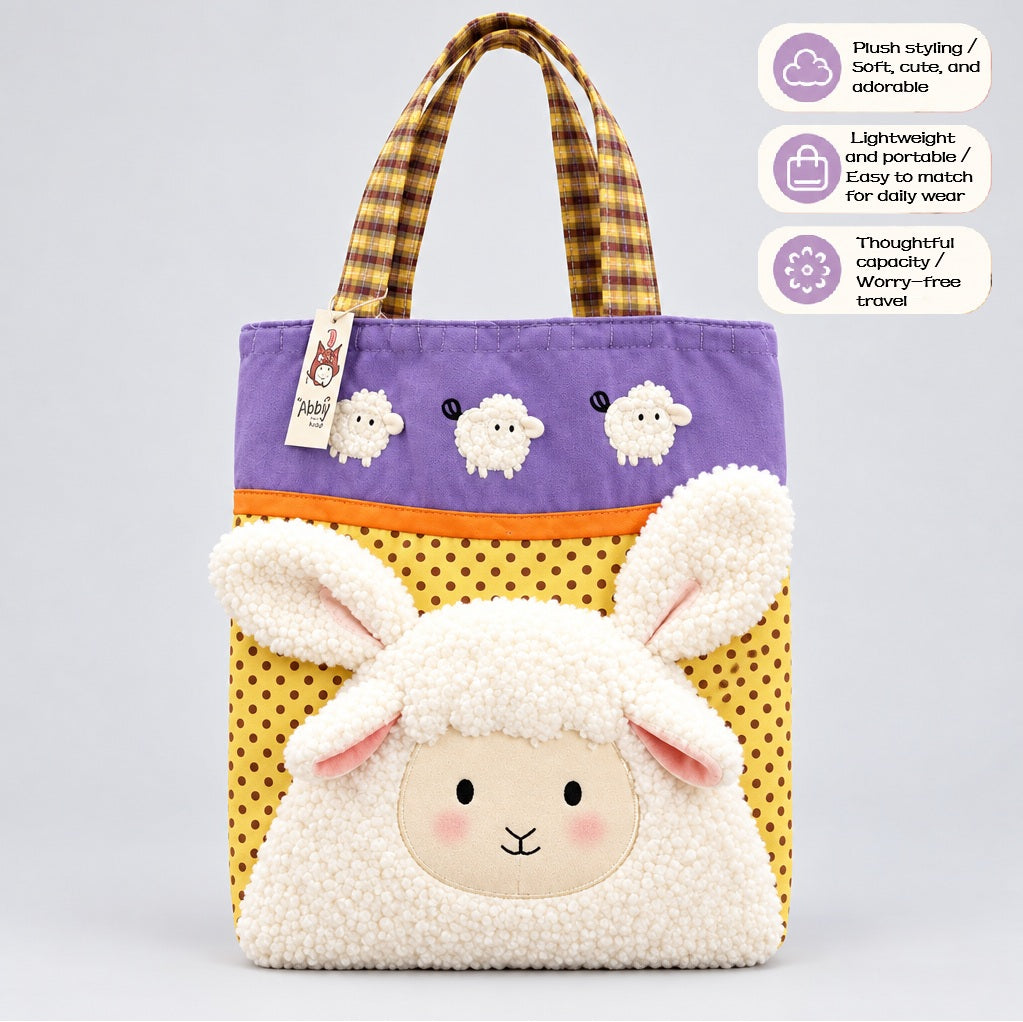 3D Animal Canvas Tote Bag