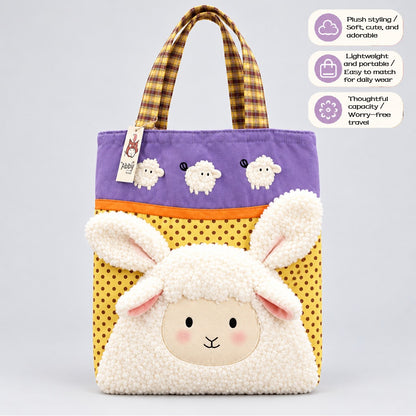 3D Animal Canvas Tote Bag