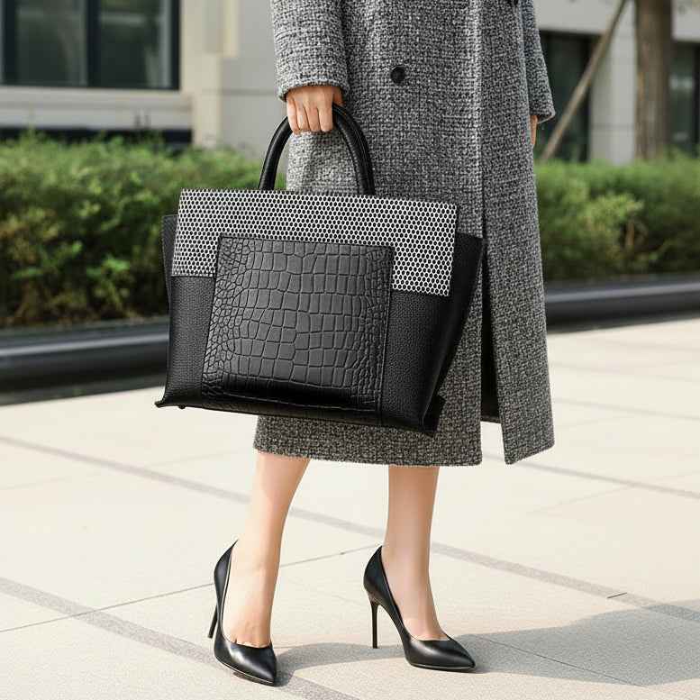 Classic Large Capacity Tote Bag / Hand Bag