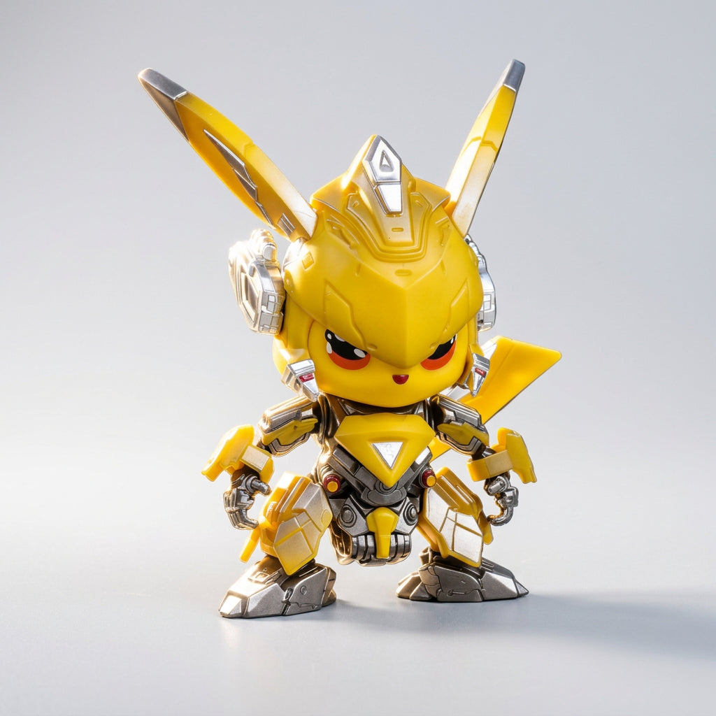 Pikachu X Bumblebee Mecha Pikachu Action Figure