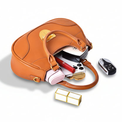 Soft Leather Half Moon Crossbody/Handbag.