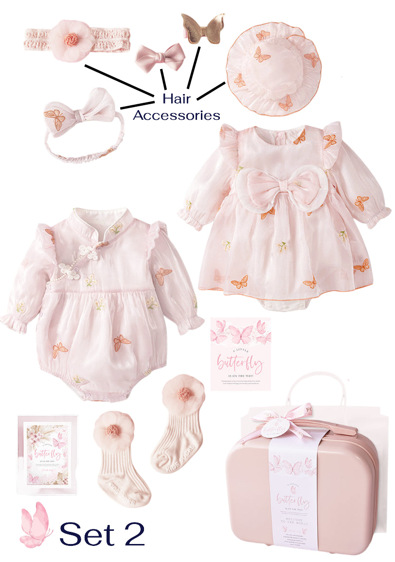 Baby Girl Butterfly Gift Set