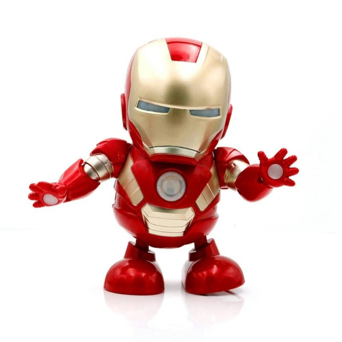 360 Degree Rotating Dance Hero Interactive Superhero Action Figure with Lights & Music
