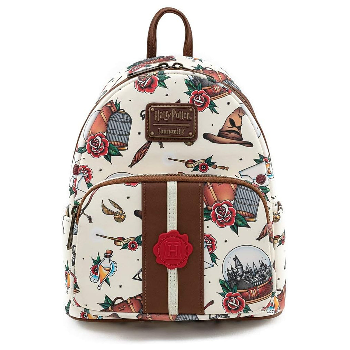 Loungefly Harry Potter Tattoo Art Mini Backpack