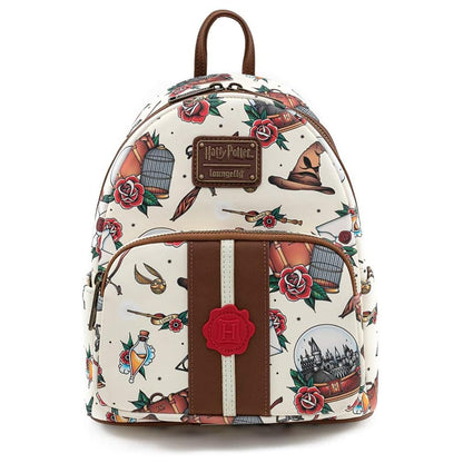 Loungefly Harry Potter Tattoo Art Mini Backpack