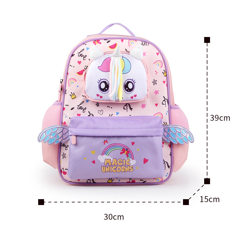 Supercute Magic Unicorn School Backpack & Lunch Bag Set