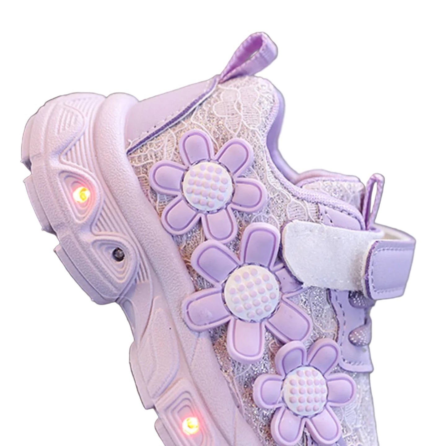 Girls Petal Princess Light-Up Sneakers