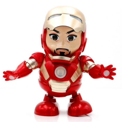 360 Degree Rotating Dance Hero Interactive Superhero Action Figure with Lights & Music
