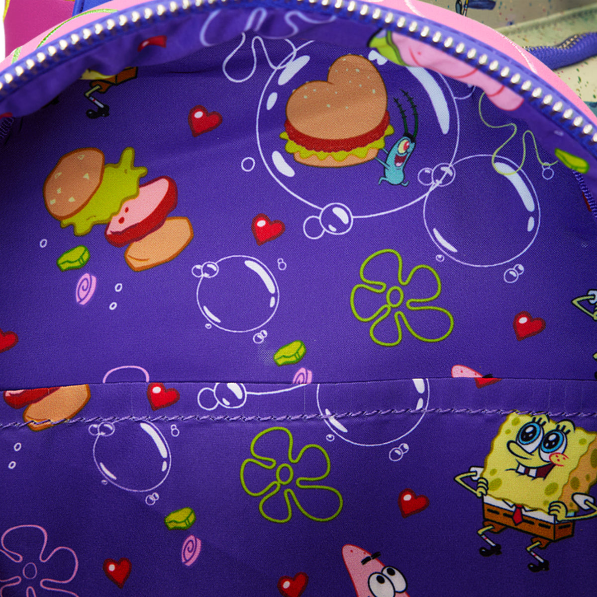 Loungefly x Nickelodeon SpongeBob SquarePants & Patrick Star Hearts Mini Backpack