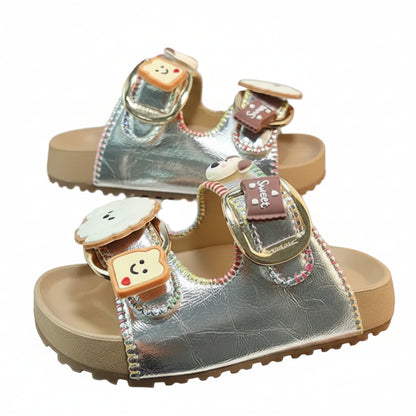 Girls Paws Slides Sandals