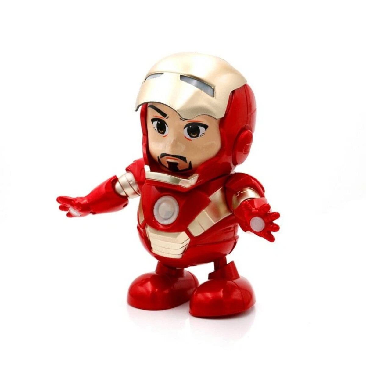 360 Degree Rotating Dance Hero Interactive Superhero Action Figure with Lights & Music