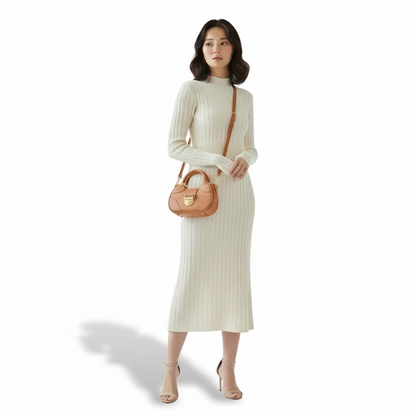 Soft Leather Half Moon Crossbody/Handbag.