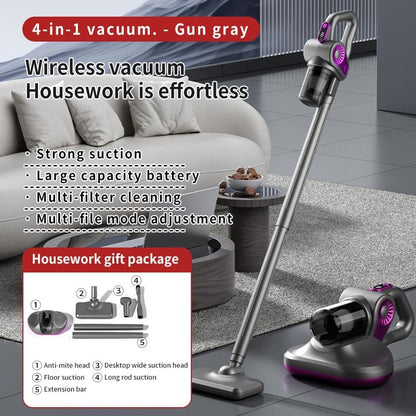 4-in-1 Cordless LED Display Multi-Functional Household Vacuum Cleaner