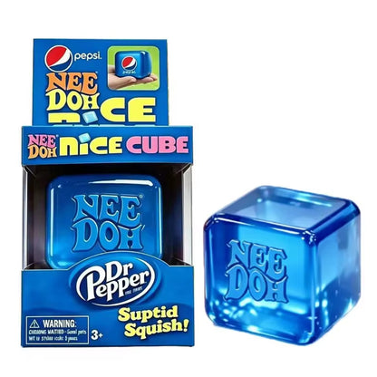 Pepsi Edition NeeDoh Nice Cube - Limited Edition Stress Relief Sensory Fidget Toy
