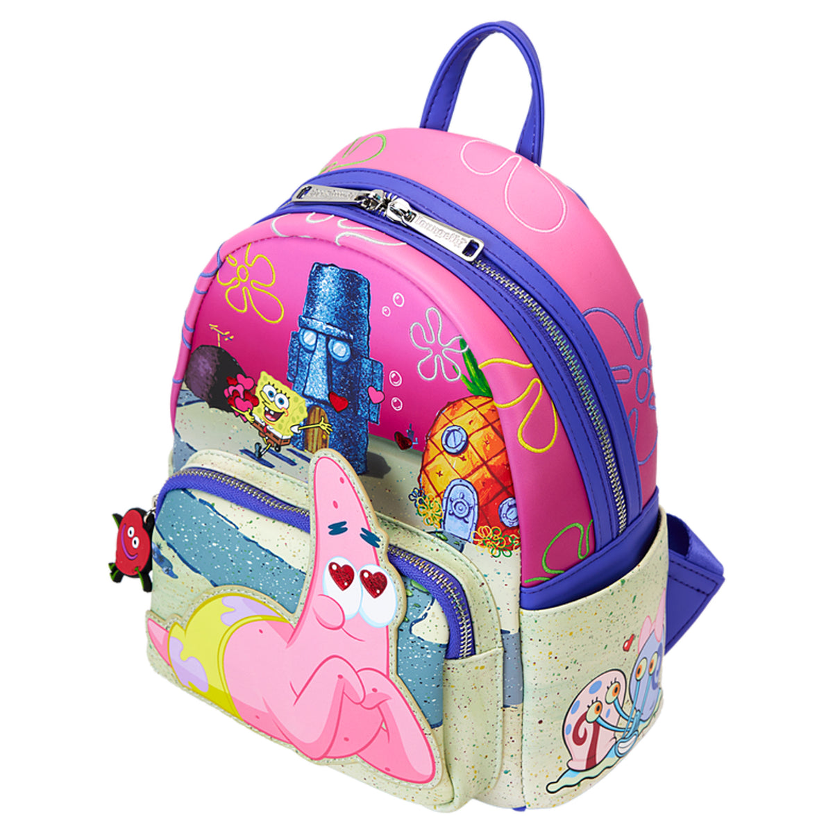 Loungefly x Nickelodeon SpongeBob SquarePants & Patrick Star Hearts Mini Backpack