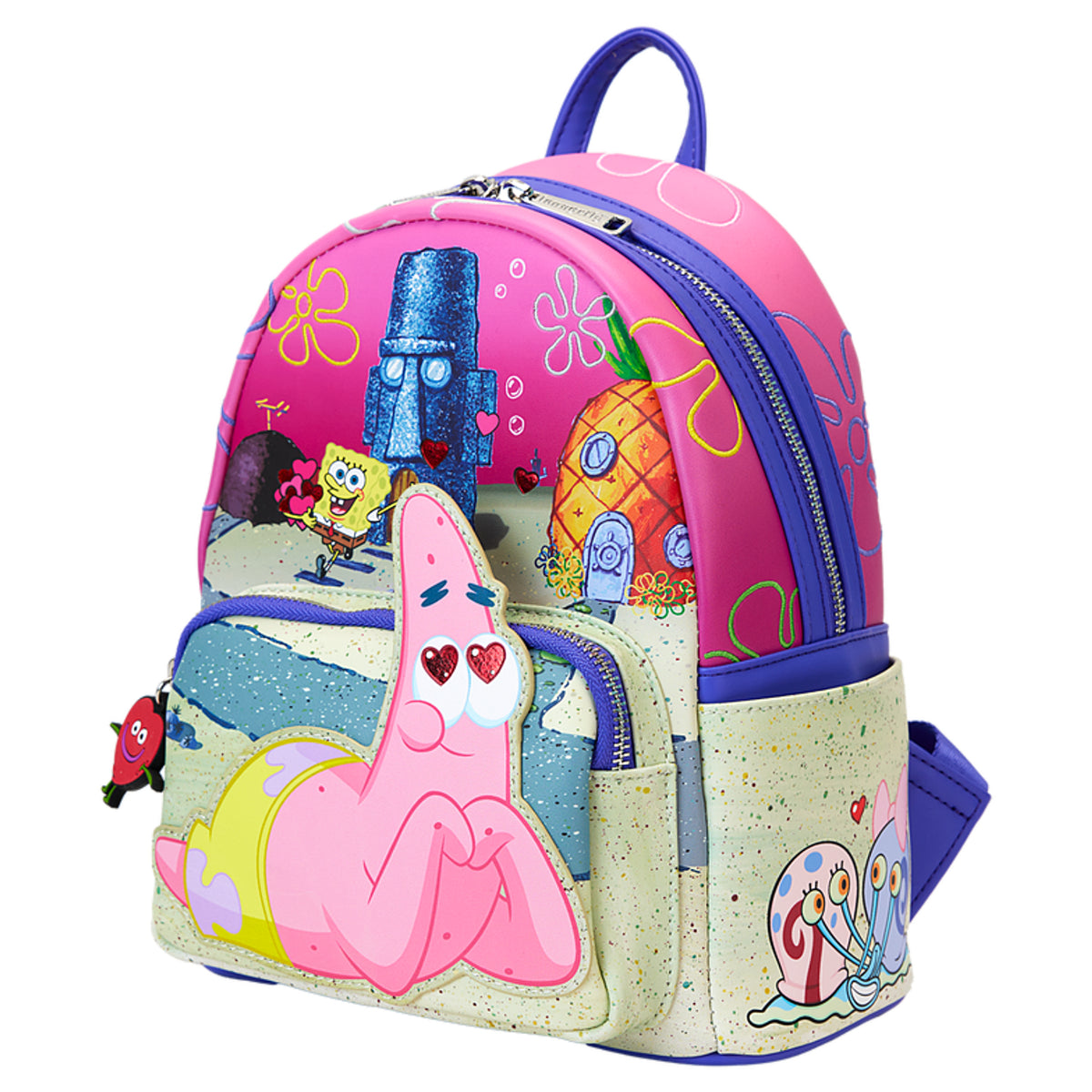 Loungefly x Nickelodeon SpongeBob SquarePants & Patrick Star Hearts Mini Backpack