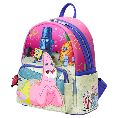 Loungefly x Nickelodeon SpongeBob SquarePants & Patrick Star Hearts Mini Backpack