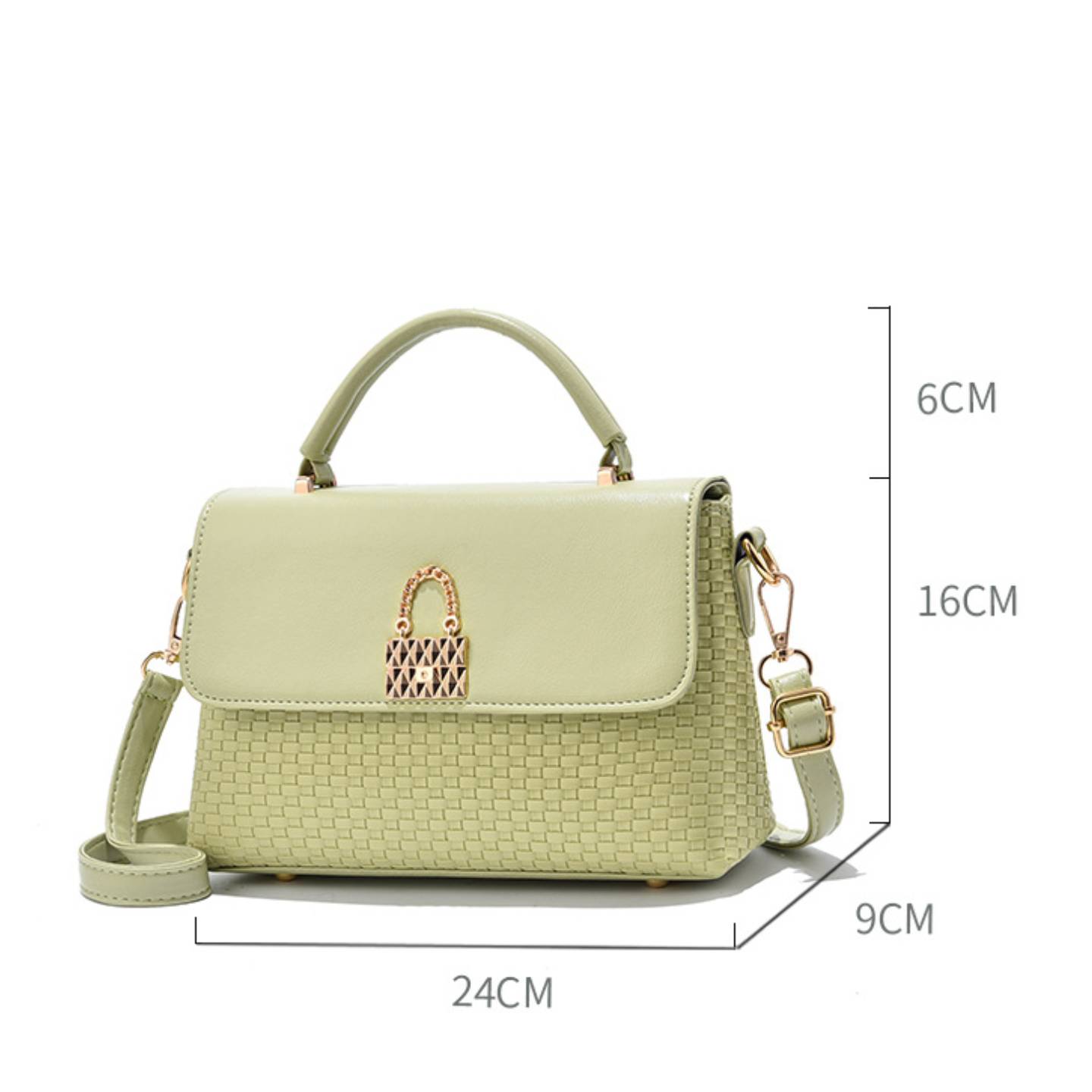 Locket Luxe Top-Handle Crossbody Bag