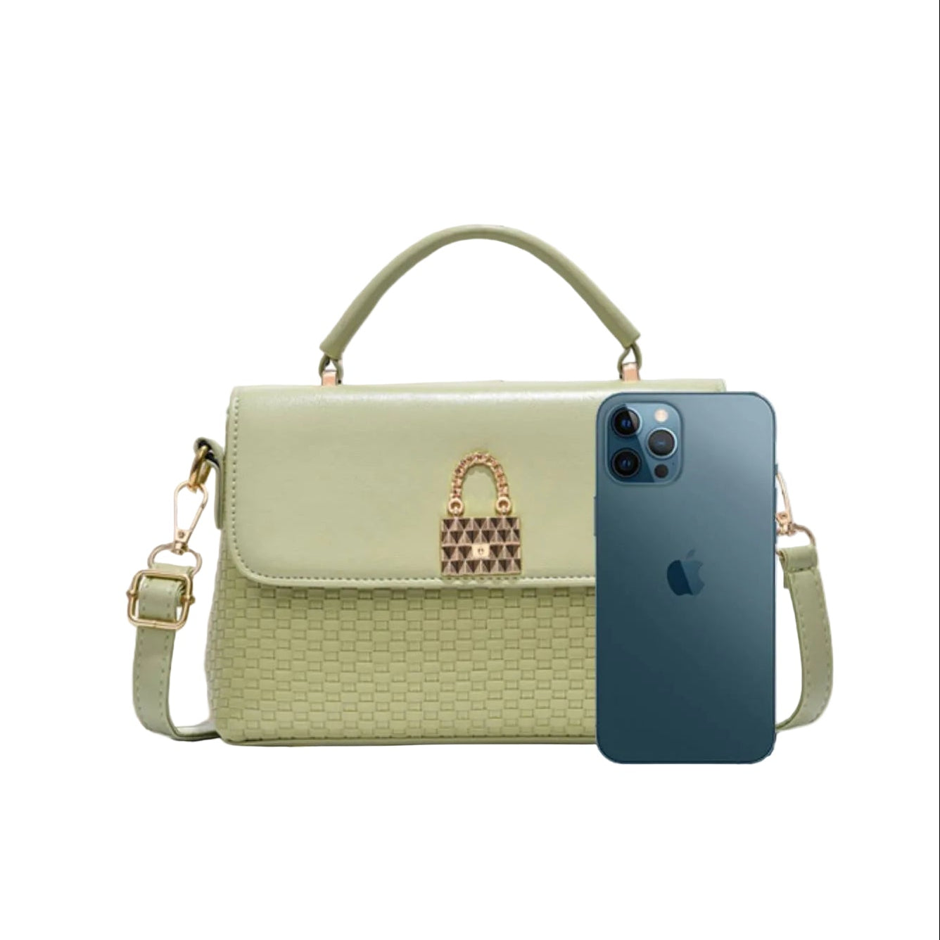 Locket Luxe Top-Handle Crossbody Bag