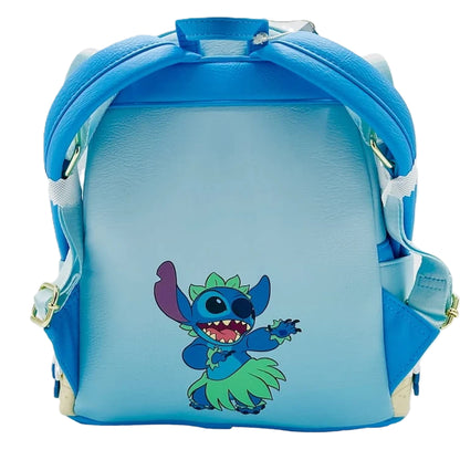 Loungefly x Disney Parks Stitch Hawaiian Beach Mini Backpack