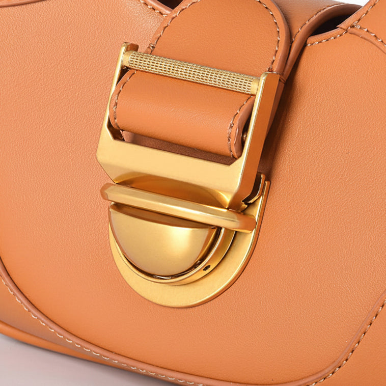 Soft Leather Half Moon Crossbody/Handbag.