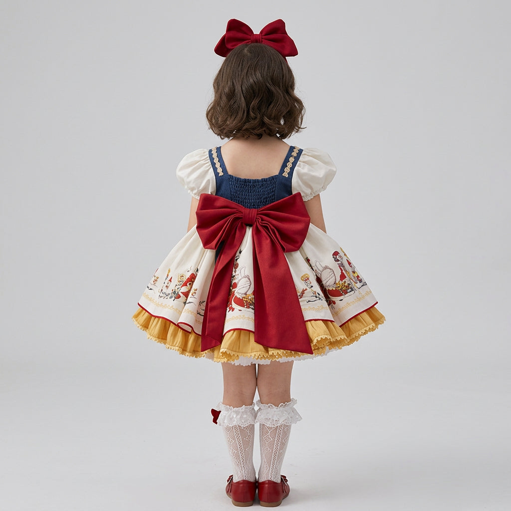 Snow White-inspired Lolita Dress