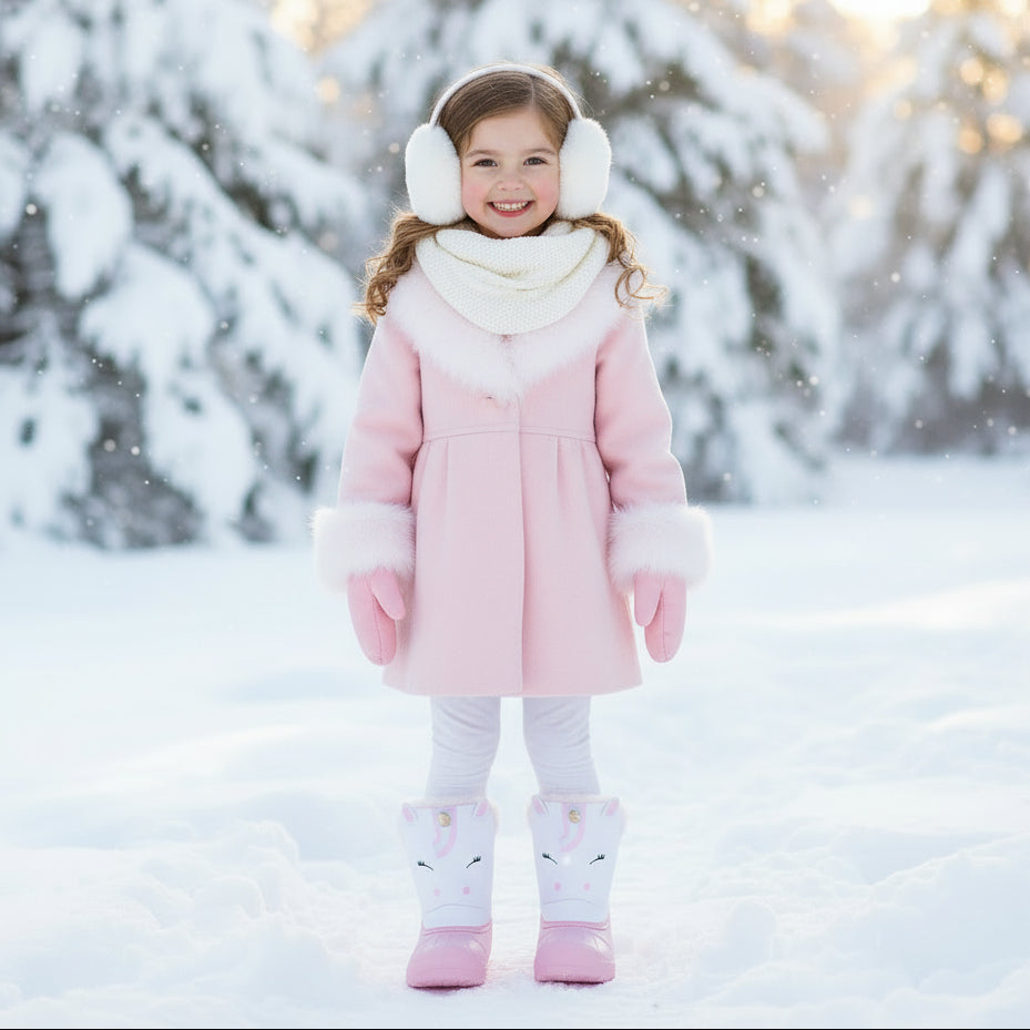 Children's Cute Cartoons Winter Hug Snow Boots