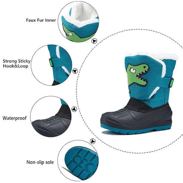 Children's Cute Cartoons Winter Hug Snow Boots