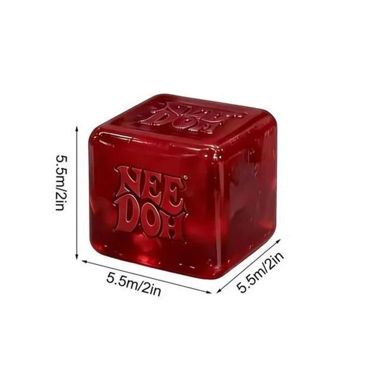 Dr Pepper x NeeDoh Nice Cube - Limited Edition Stress Relief Soda Squishy Fidget Toy
