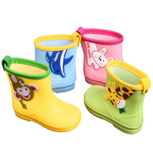 Zoo-ies Low Gumboots - Children's Anti Slip Rain Boots