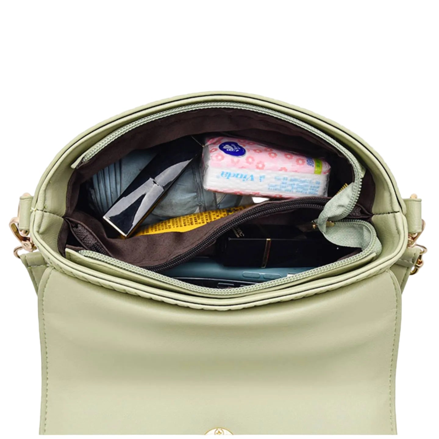 Locket Luxe Top-Handle Crossbody Bag