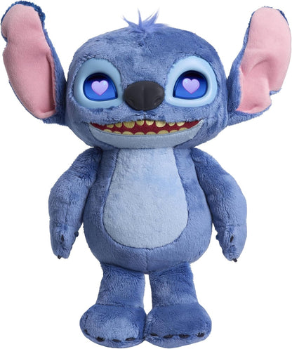 Just Play Disney Stitch Many Moods Interactive Plush with 50+ Sounds & Phrases