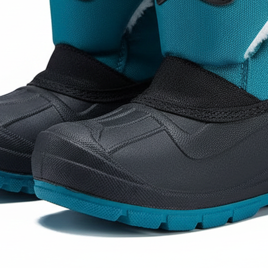 Children's Cute Cartoons Winter Hug Snow Boots - Dinausor