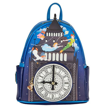 Loungefly x Disney Peter Pan Clock Glow in the Dark Mini Backpack