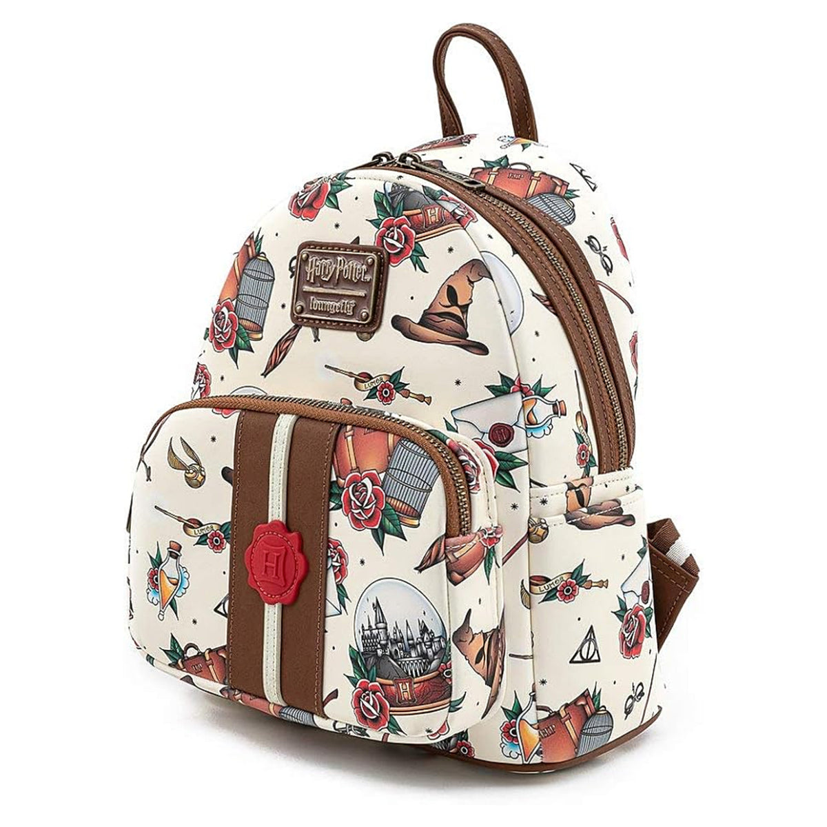 Loungefly Harry Potter Tattoo Art Mini Backpack