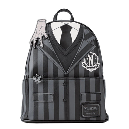 Loungefly Wednesday Nevermore Cosplay Mini Backpack
