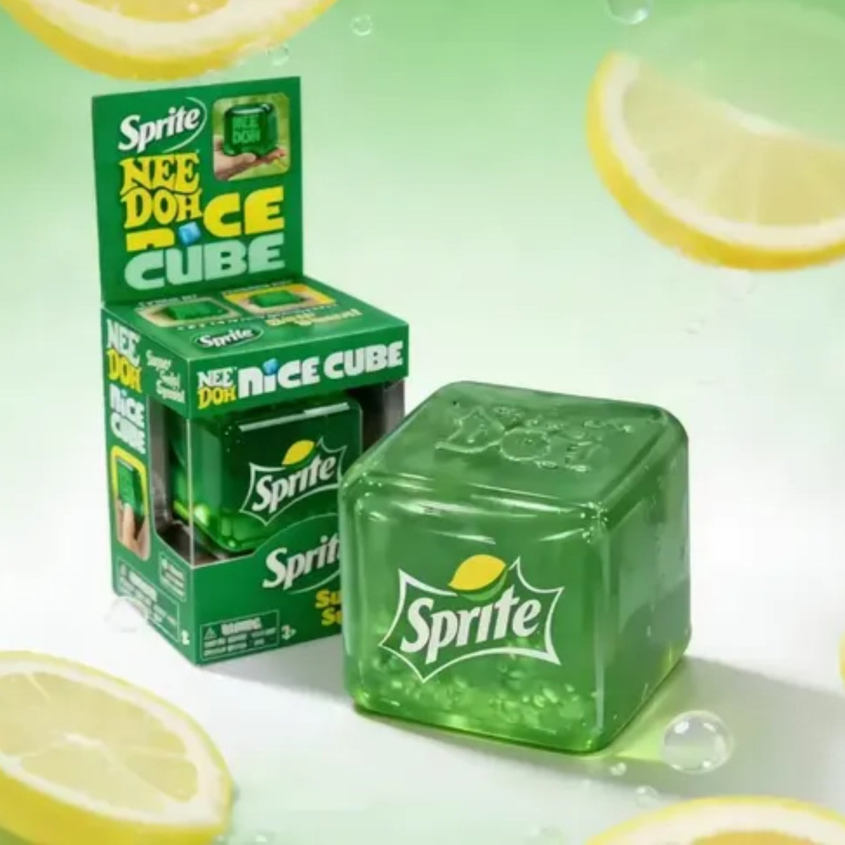 Soda-Themed "Suptid Squish" Nice Cube Stress Reliever Sensory Fidget Toy
