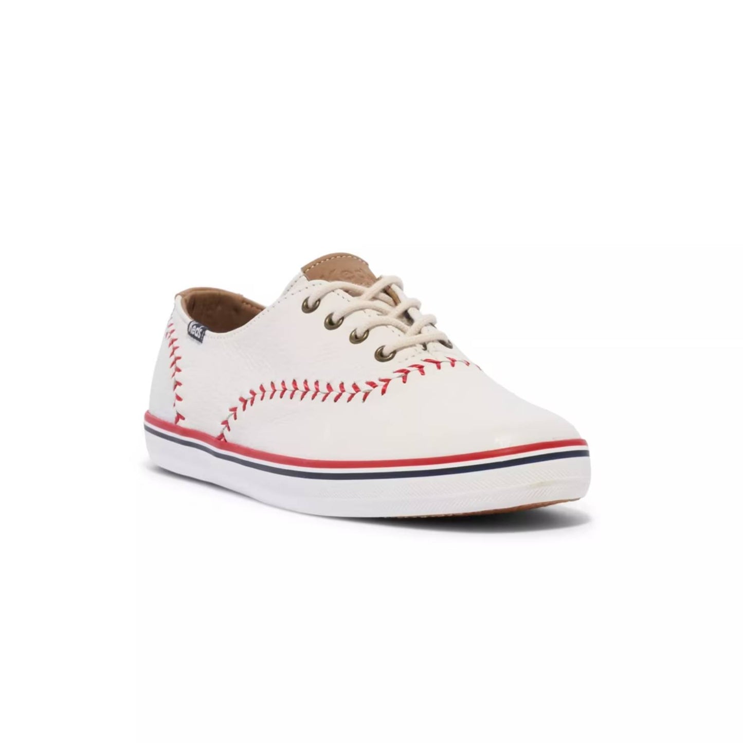 Keds Women's Champion Pennant Baseball Leather Sneaker