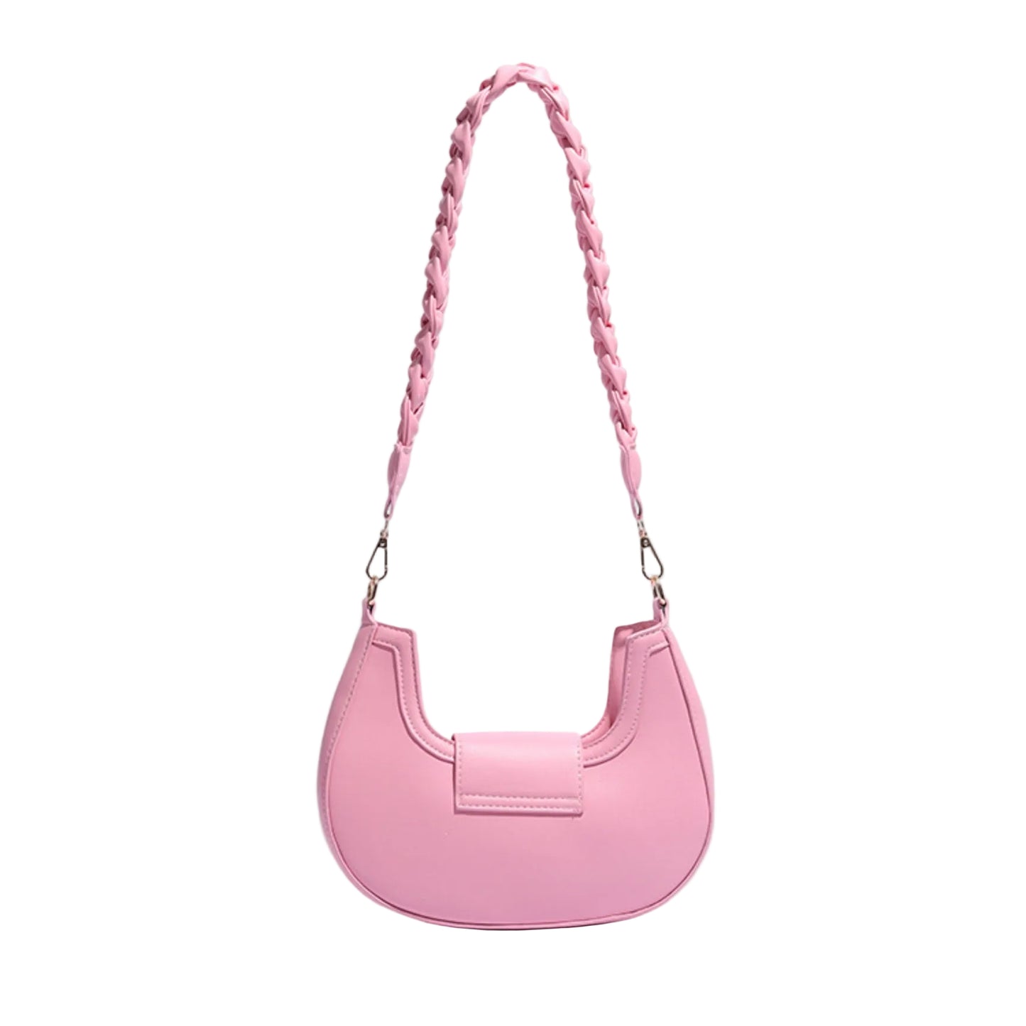 ZYLUS Women's Zebra Print Crescent Shoulder Bag