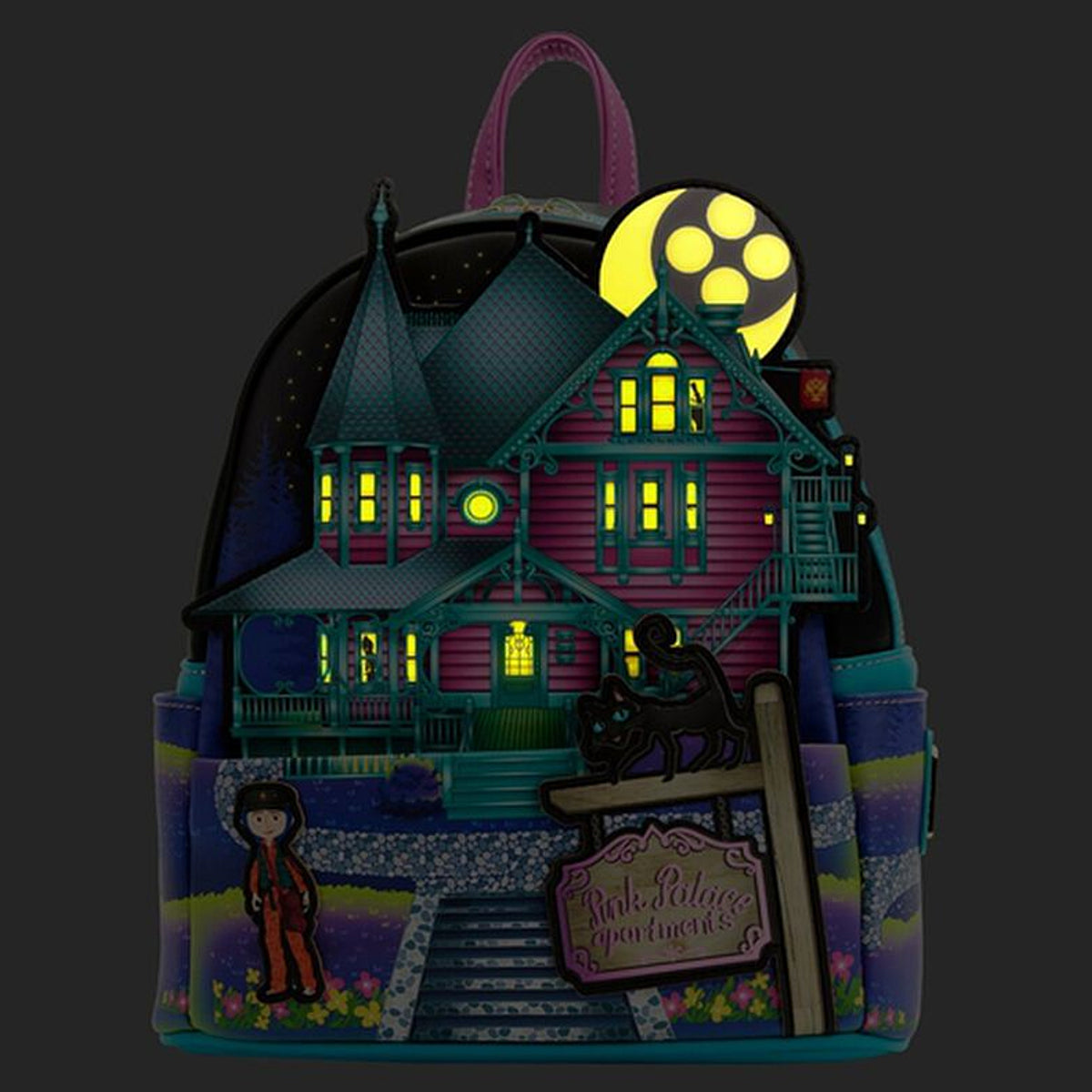Loungefly x Laika Coraline House Glow-in-the-Dark Mini Backpack
