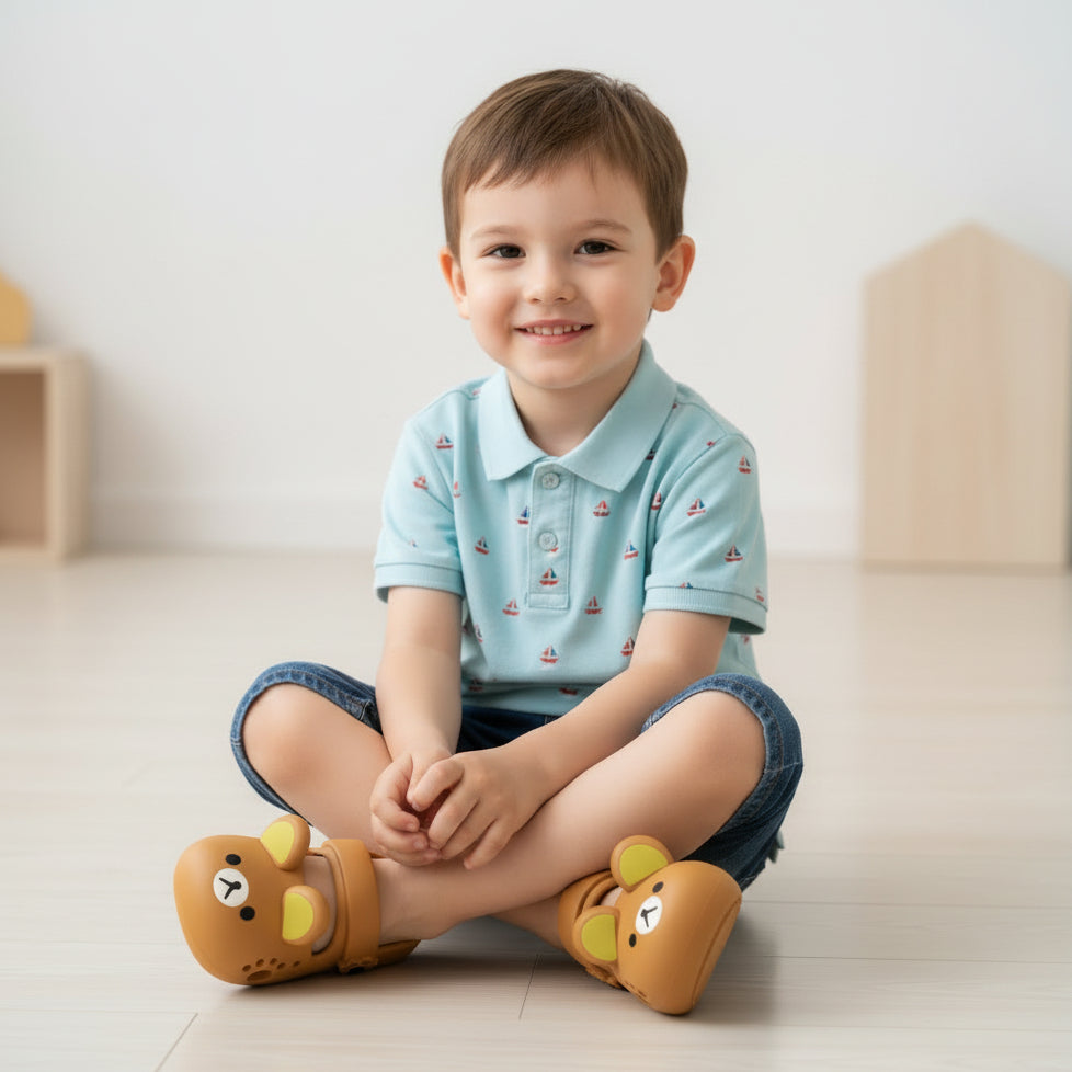 AeroGrip Bear Children's Clog Sandals
