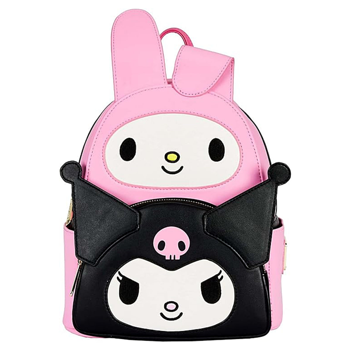 Loungefly x Sanrio My Melody and Kuromi Double Pocket Mini Backpack