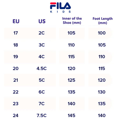 FILA | KIDS AMORE Boys/Girl's First Walker Velcro Shoes